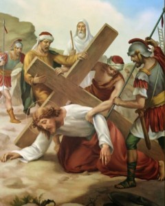 Via Crucis - Stazione 7 - Gesù cade per la seconda volta